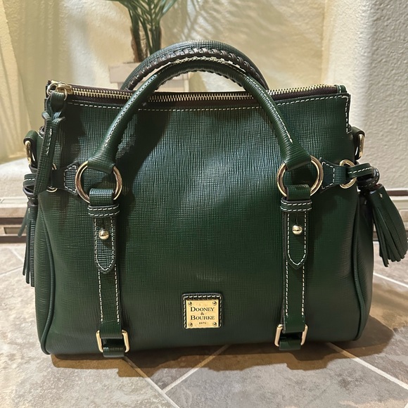 Dooney & Bourke Saffiano Satchel - Picture 2 of 7